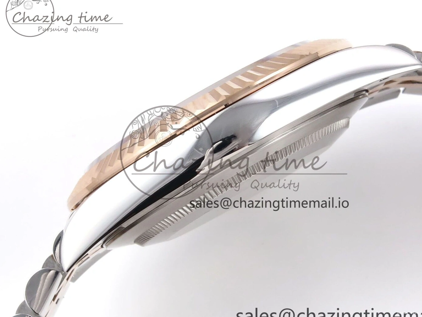 0208 DateJust 41 126331 EWEF Best Edition RG Diamonds Dial on SS RG Jubilee Bracelet A UrbanChic 999